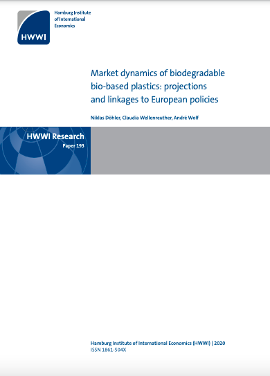 'Market dynamics of bio-based plastics' front cover