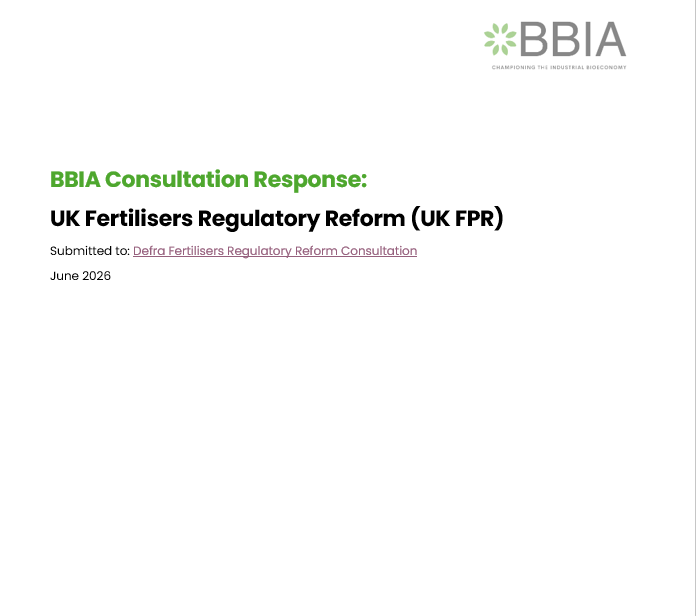 BBIA Consultation Response: UK Fertilisers Regulatory Reform (UK FPR)